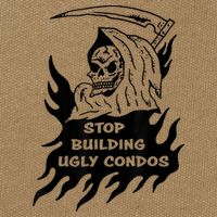Stop building ugly condos Cotton Canvas Backpack