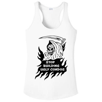 Stop building ugly condos Ladies PosiCharge Competitor Racerback Tank
