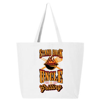 Stand Back Uncle Is Grilling Grill Flame Master Bbq Dad Gift 25L Jumbo Tote