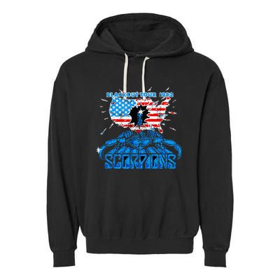 Scorpions Blackout Usa 1982 Garment-Dyed Fleece Hoodie