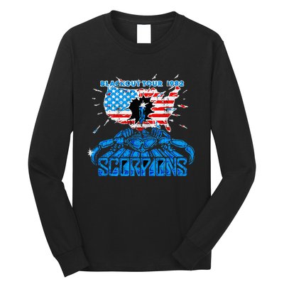 Scorpions Blackout Usa 1982 Long Sleeve Shirt