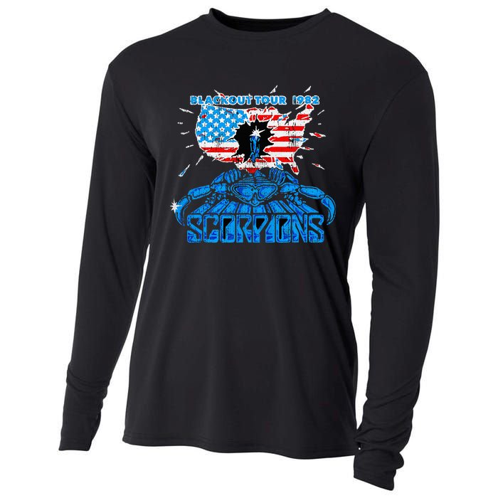 Scorpions Blackout Usa 1982 Cooling Performance Long Sleeve Crew