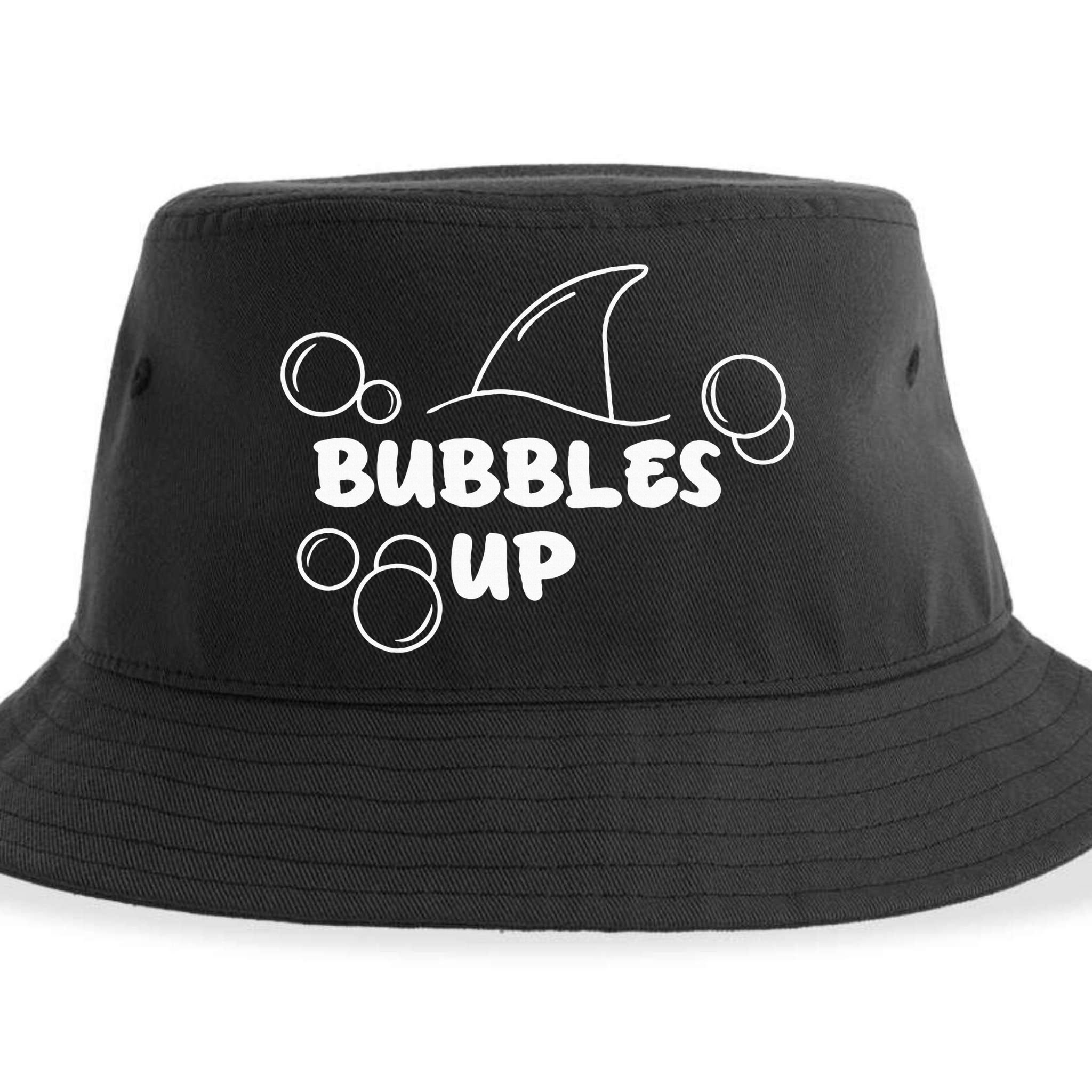 Shark Bubbles Up Sustainable Bucket Hat