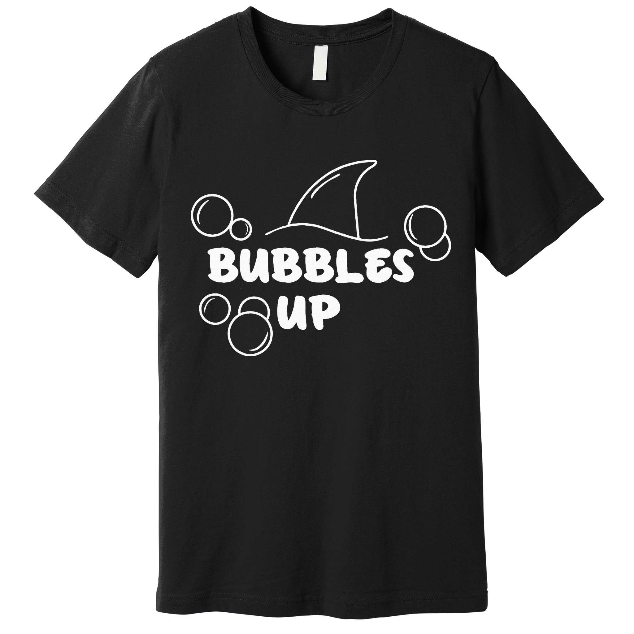 Shark Bubbles Up Premium T-Shirt
