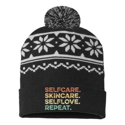 Short Bus VIP (Im Special) Funny Saying School Bus USA-Made Snowflake Beanie