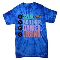 Son Brother Video Gamer Legend Gaming Great Gift Tie-Dye T-Shirt