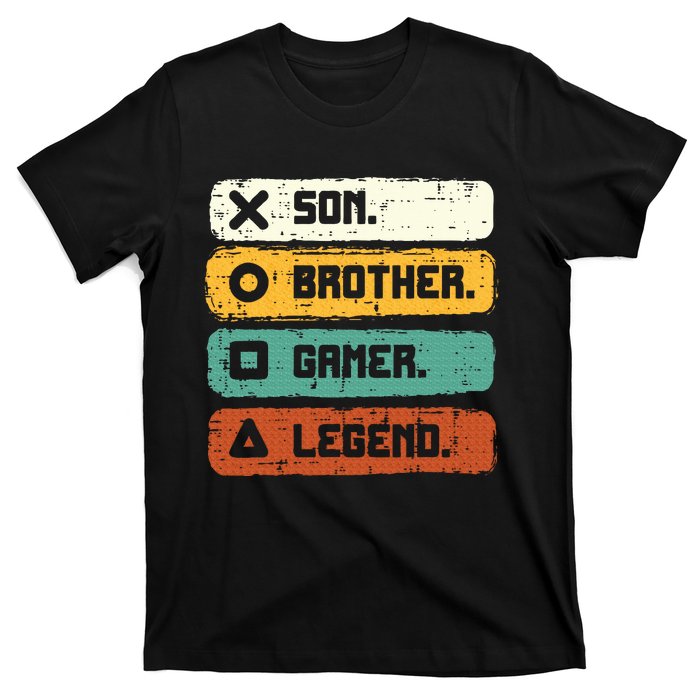 Son Brother Video Gamer Legend Gaming Teens T-Shirt