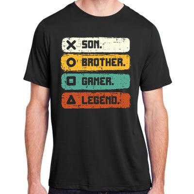 Son Brother Video Gamer Legend Gaming Teens Adult ChromaSoft Performance T-Shirt