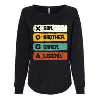 Son Brother Video Gamer Legend Gaming Teens Womens California Wash Sweatshirt