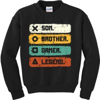 Son Brother Video Gamer Legend Gaming Teens Kids Sweatshirt