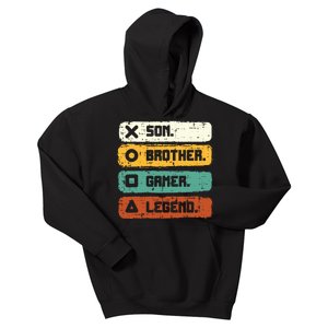 Son Brother Video Gamer Legend Gaming Teens Kids Hoodie