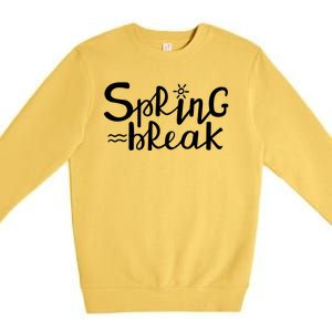 Spring Break Vacation Gift Premium Crewneck Sweatshirt