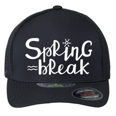 Spring Break Vacation Gift Flexfit Unipanel Trucker Cap