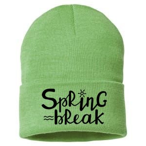 Spring Break Vacation Gift Sustainable Knit Beanie