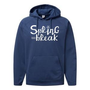 Spring Break Vacation Gift Performance Fleece Hoodie