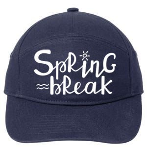 Spring Break Vacation Gift 7-Panel Snapback Hat