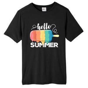 Sunny Beach Vacation Ice Cream Popsicle Hello Summer Tall Fusion ChromaSoft Performance T-Shirt