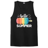 Sunny Beach Vacation Ice Cream Popsicle Hello Summer PosiCharge Competitor Tank