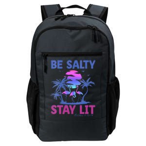 Summer Beach Vacation Be Salty Stay Lit Matthew 51314 Daily Commute Backpack