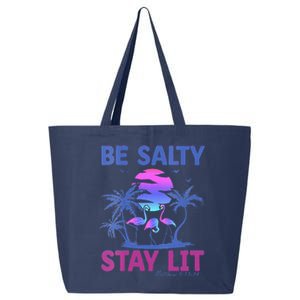 Summer Beach Vacation Be Salty Stay Lit Matthew 51314 25L Jumbo Tote