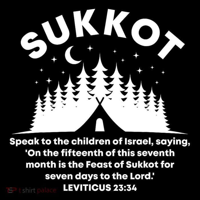 Sukkot Bible Verse Jewish Scripture Feast of Tabernacles Tall T-Shirt