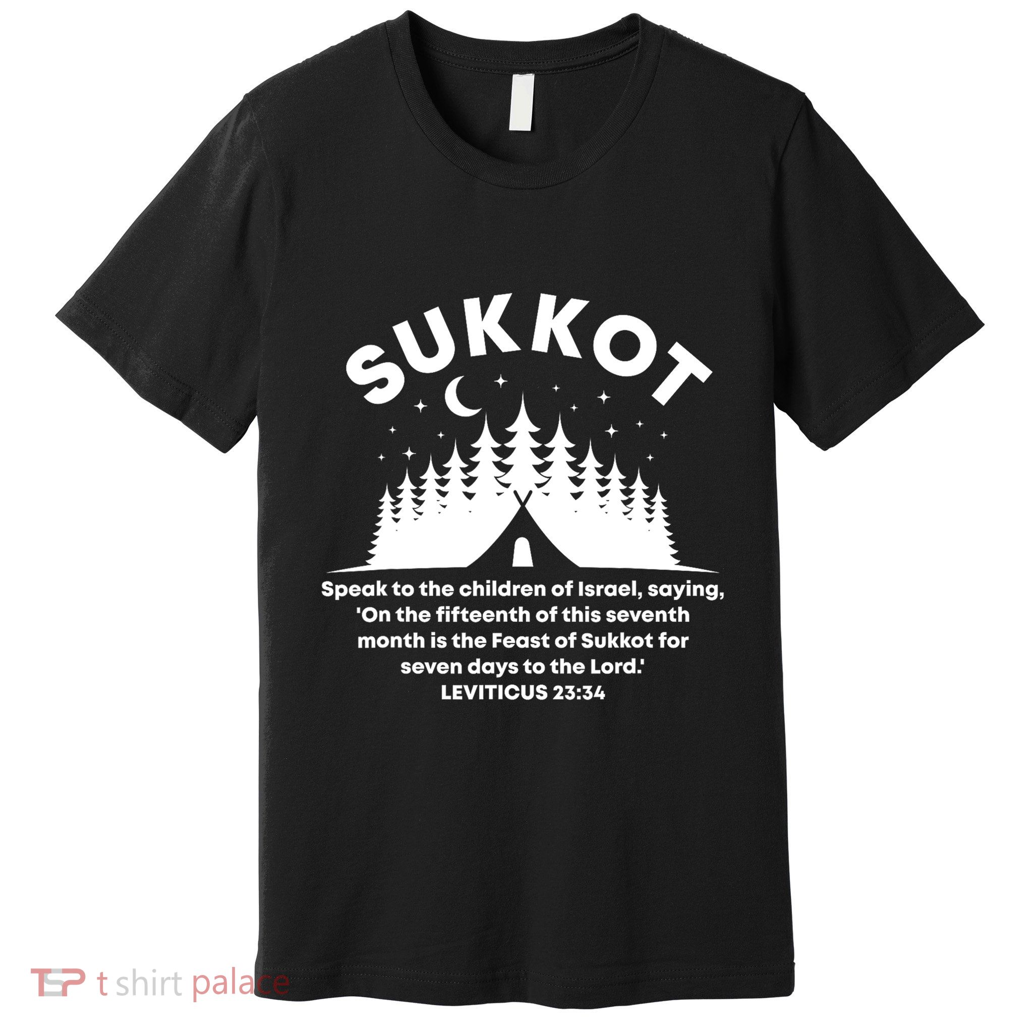 Sukkot Bible Verse Jewish Scripture Feast of Tabernacles Premium T-Shirt