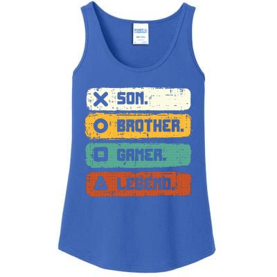 Son Brother Video Gamer Legend Gaming Ladies Essential Tank