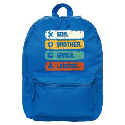 Son Brother Video Gamer Legend Gaming 16 in Basic Backpack