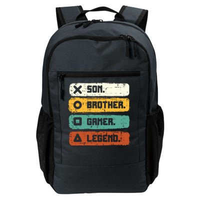 Son Brother Video Gamer Legend Gaming Daily Commute Backpack