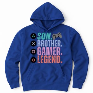 Son Brother Video Gamer Legend Gaming Gift Hoodie