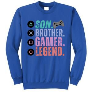 Son Brother Video Gamer Legend Gaming Gift Sweatshirt