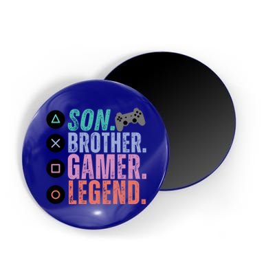 Son Brother Video Gamer Legend Gaming Gift Magnet