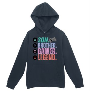 Son Brother Video Gamer Legend Gaming Gift Urban Pullover Hoodie