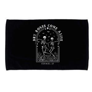 Skeleton Bible Verse Dry Bones Come Alive Christian Jesus Microfiber Hand Towel