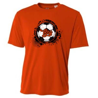 Soccer Boy Vintage Soccer Family Matching Gift Cooling Performance Crew T-Shirt