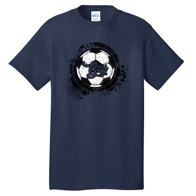 Soccer Boy Vintage Soccer Family Matching Gift Tall T-Shirt