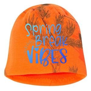 Spring Break Vibes Vacation Saying Fun In The Sun Gift Kati - Camo Knit Beanie