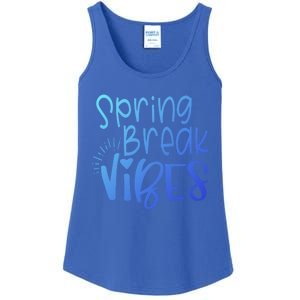 Spring Break Vibes Vacation Saying Fun In The Sun Gift Ladies Essential Tank