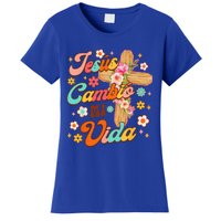 Spanish Bible Verse Christian Faith Jesus Cambio Mi Vida Women's T-Shirt