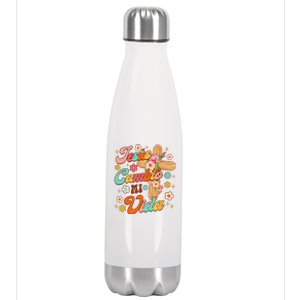 Spanish Bible Verse Christian Faith Jesus Cambio Mi Vida Stainless Steel Insulated Water Bottle