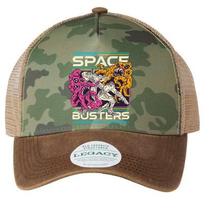 Space Busters Video Game Cartridge Legacy Tie Dye Trucker Hat
