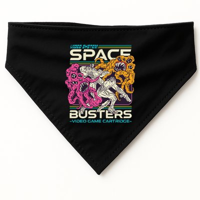 Space Busters Video Game Cartridge USA-Made Doggie Bandana