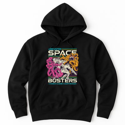 Space Busters Video Game Cartridge Hoodie
