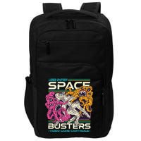 Space Busters Video Game Cartridge Impact Tech Backpack