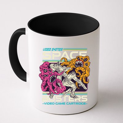 Space Busters Video Game Cartridge Mug