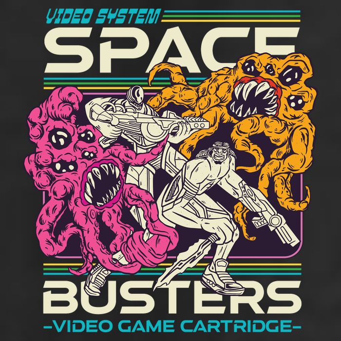 Space Busters Video Game Cartridge Beanie