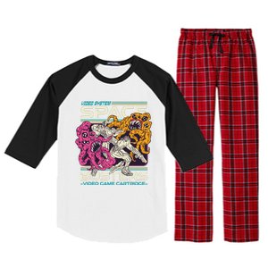 Space Busters Video Game Cartridge Raglan Sleeve Pajama Set