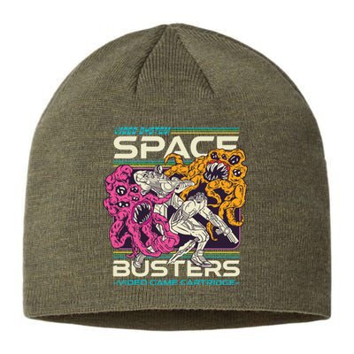 Space Busters Video Game Cartridge Sustainable Beanie