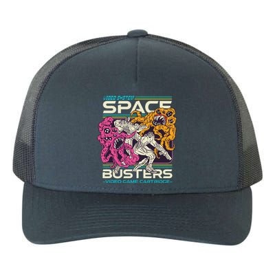 Space Busters Video Game Cartridge Yupoong Adult 5-Panel Trucker Hat