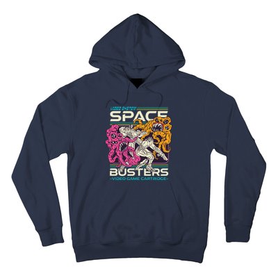 Space Busters Video Game Cartridge Hoodie